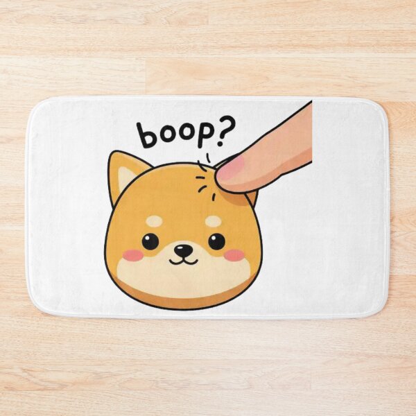 Item preview, Kawaii Shiba Nose Boop – Sweet Cute Dog Cartoon Illustration for Pet Lovers designed and sold by Charonde.
