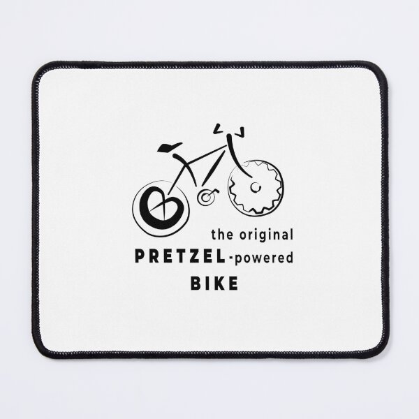 Item preview, Funny Pretzel Bicycle - Minimal Bike Design Gift for Cyclists and Food Lovers designed and sold by unique art and design.