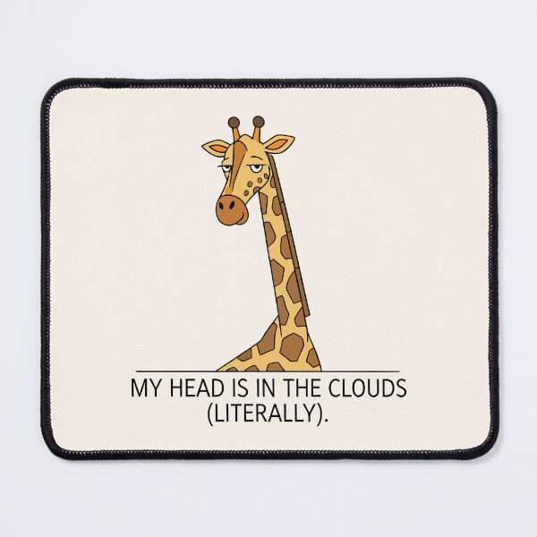 Item preview, Bored Giraffe Animal Face Long Neck Unamused Zoo Safari Humor designed and sold by Amir Faysal.