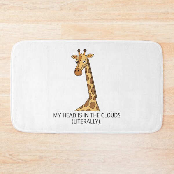 Item preview, Bored Giraffe Animal Face Long Neck Unamused Zoo Safari Humor designed and sold by Amir Faysal.