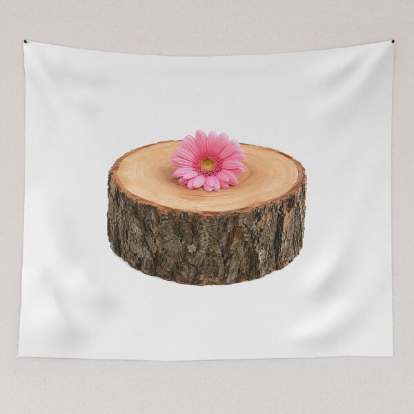 Item preview, Tree trunk with pink flower designed and sold by karlosss.
