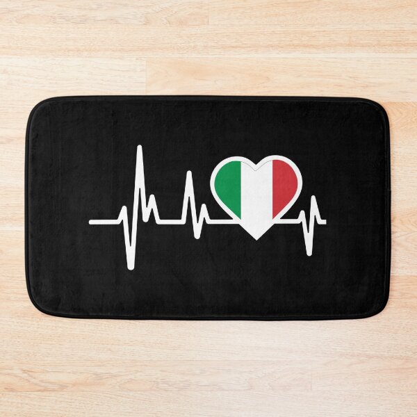 Item preview, Italian Flag Heartbeat Love Design designed and sold by GiaoCalonas.