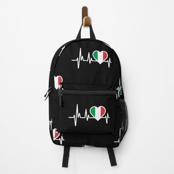 Item preview, Italian Flag Heartbeat Love Design designed and sold by GiaoCalonas.