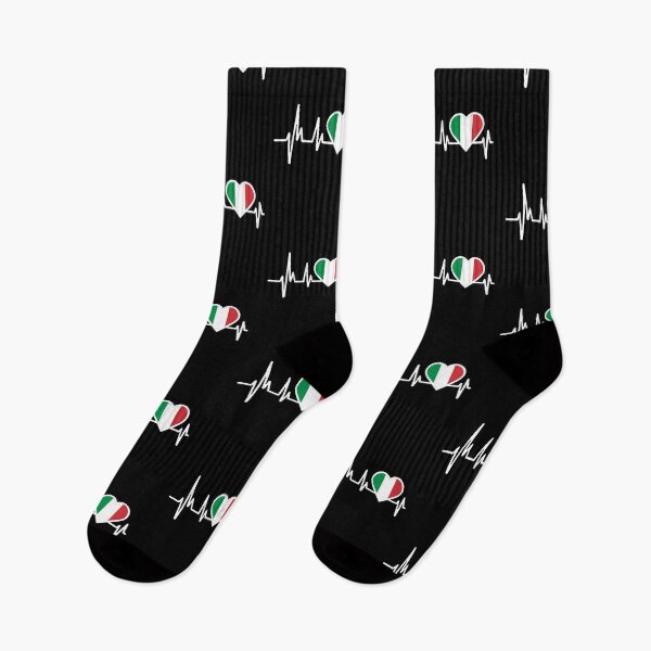 Item preview, Italian Flag Heartbeat Love Design designed and sold by GiaoCalonas.