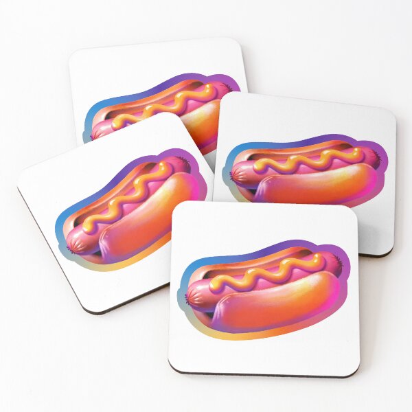 Item preview, Colorful Hot Dog designed and sold by BeetleyBee.