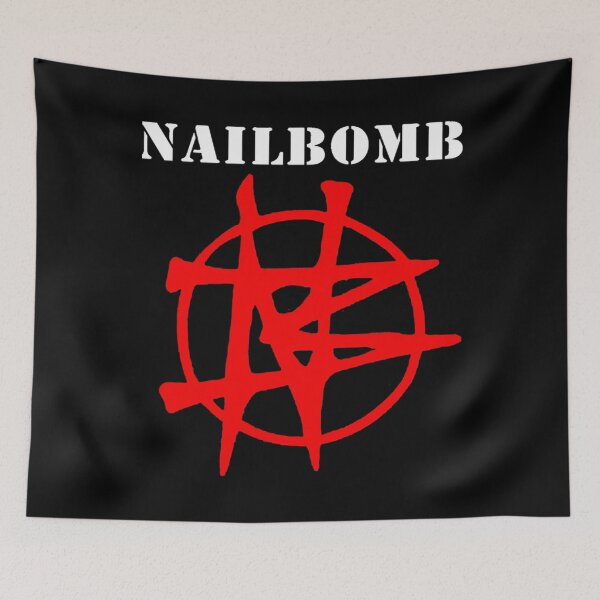 Item preview, nailbomb band logo classic designed and sold by hachem014.