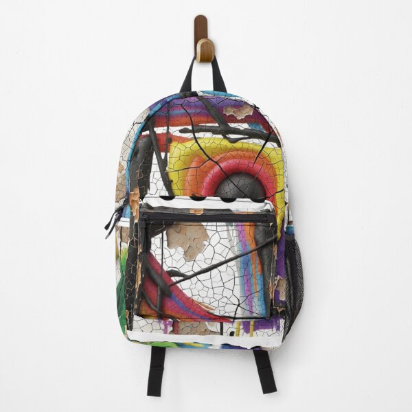 Item preview, playful disorder C cracked peeling colorful weathered geometric abstract design designed and sold by SmashingDeals.