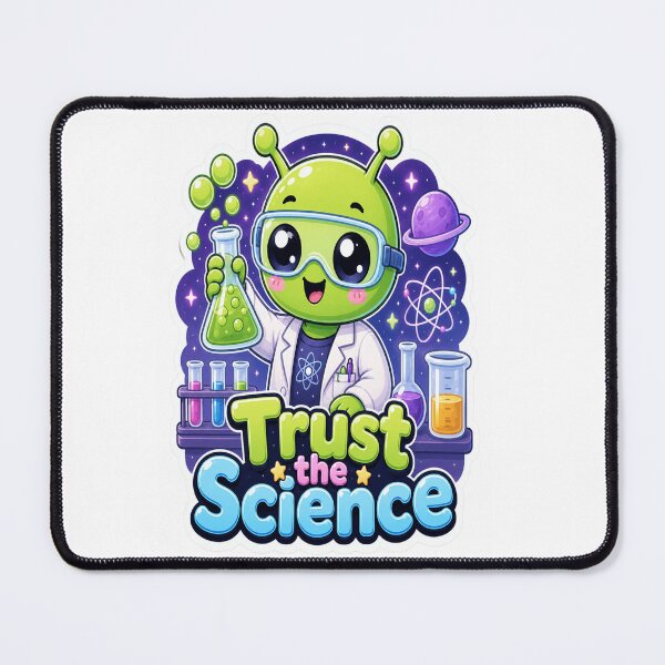 Item preview, Trust the Science Alien Scientist designed and sold by Ruamid.