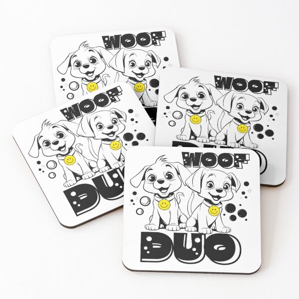 Item preview, The Woof Duo designed and sold by DEZINOMANIA.