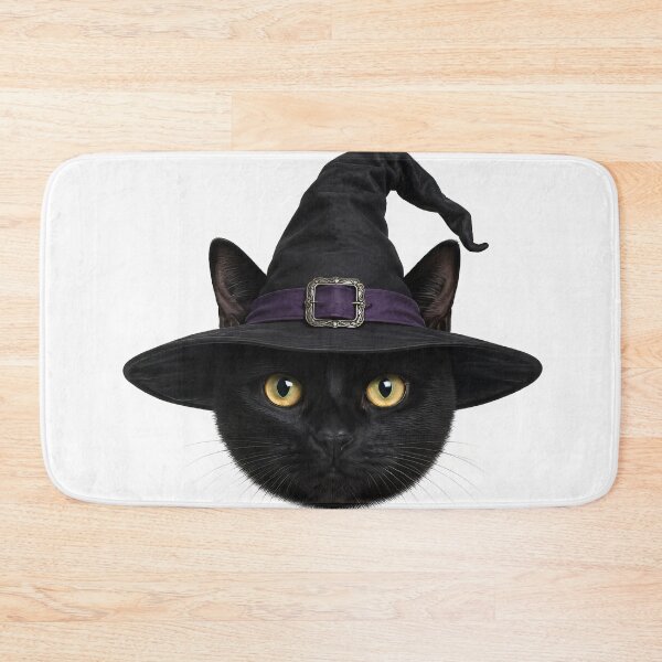 Item preview, Black cat with a hat designed and sold by karlosss.