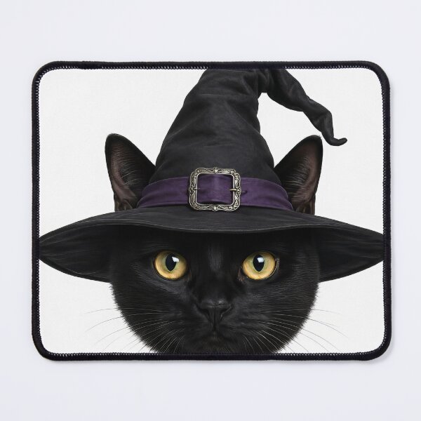 Item preview, Black cat with a hat designed and sold by karlosss.