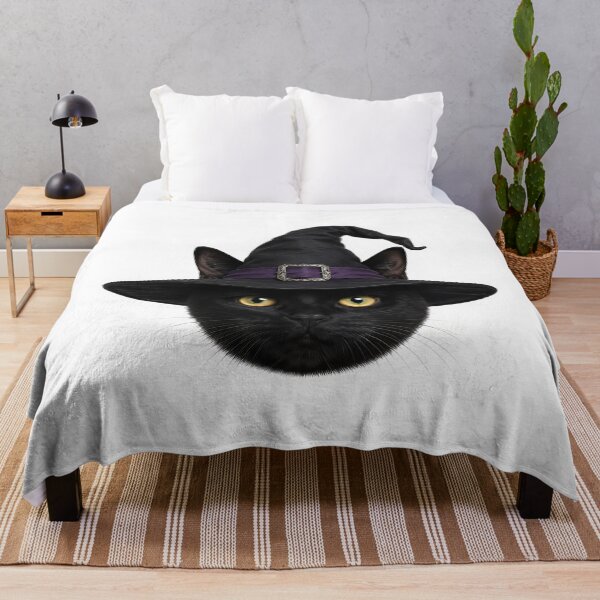 Item preview, Black cat with a hat designed and sold by karlosss.
