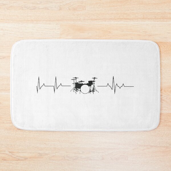 Item preview, Drum Heartbeat EKG Line Music Percussion Lover Gift designed and sold by GiaoCalonas.