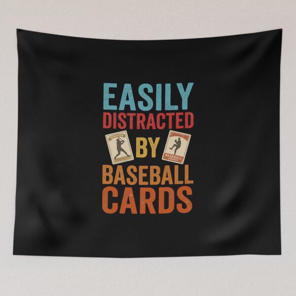 Item preview, Easily Distracted By Baseball Cards Sports Card Collector designed and sold by dudelinart.