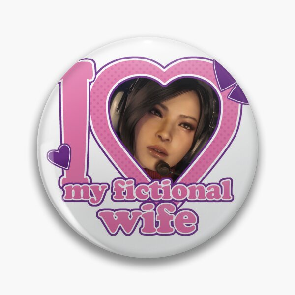 Item preview, I Love My Fictional Wife Ada Wong Resident Evil designed and sold by CAFE5to2.