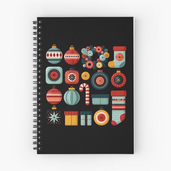 Item preview, Retro Mid-Century Modern Christmas Ornaments Collection designed and sold by colorful-white.