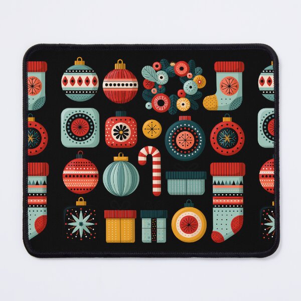 Item preview, Retro Mid-Century Modern Christmas Ornaments Collection designed and sold by colorful-white.
