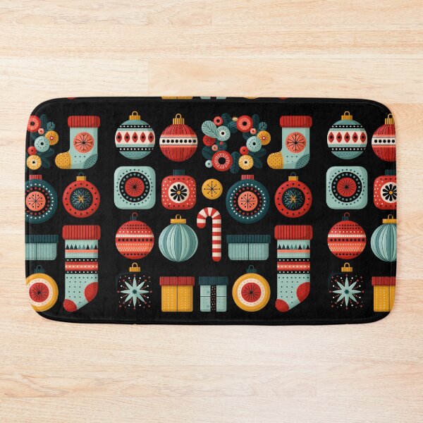 Item preview, Retro Mid-Century Modern Christmas Ornaments Collection designed and sold by colorful-white.