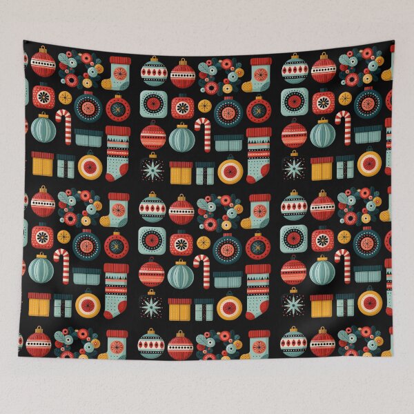 Item preview, Retro Mid-Century Modern Christmas Ornaments Collection designed and sold by colorful-white.