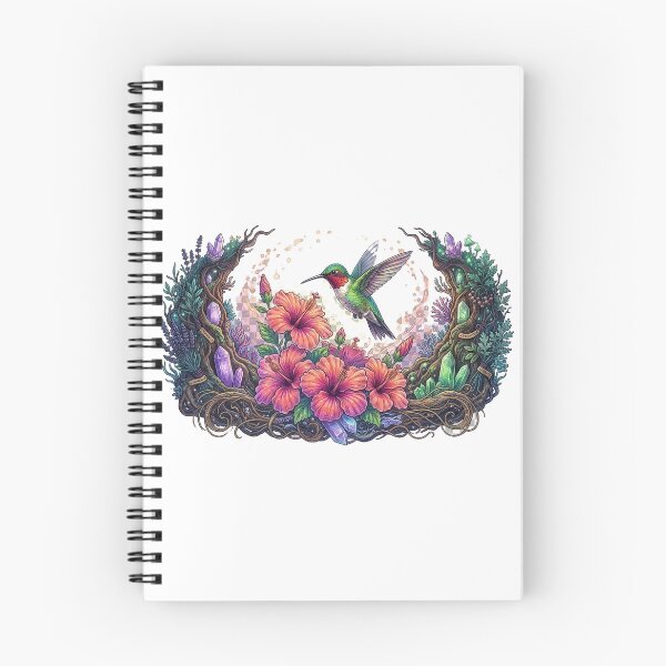 Item preview, Hummingbird Hibiscus Tropical Illustration designed and sold by GrzywaM.