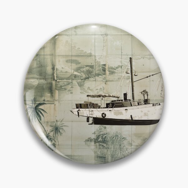 Item preview, Creature, Boat And Beauty at the Lagoon designed and sold by calypso-designs.