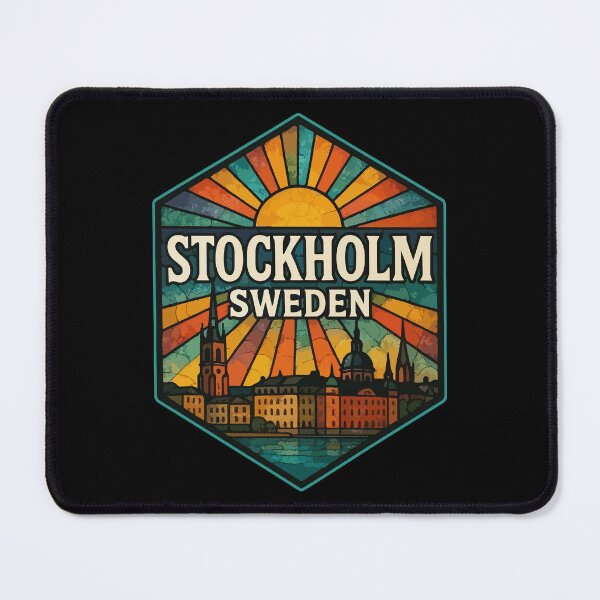 Item preview, Stockholm Sweden Stained Glass Art designed and sold by TomFrontierArt.