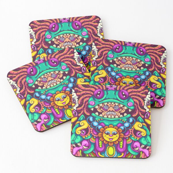 Item preview, Creepy Cute Symmetrical Beast and Sun Illustration designed and sold by koyung500Store.