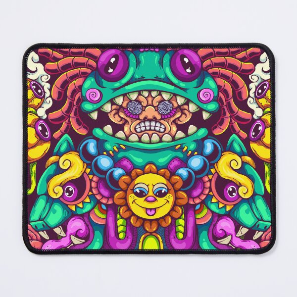 Item preview, Creepy Cute Symmetrical Beast and Sun Illustration designed and sold by koyung500Store.