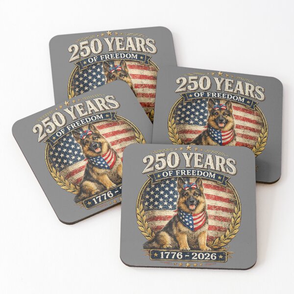 Item preview, 250 Years America Anniversary German Shepherd designed and sold by KristineLi.