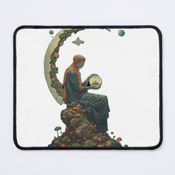Item preview, Mystical Dreamer in a Mushroom Forest designed and sold by Mido-artister.
