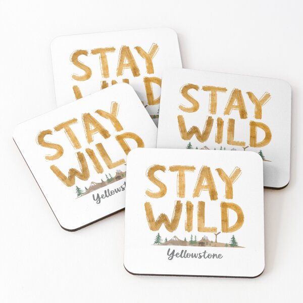 Item preview, Stay Wild Yellowstone designed and sold by PamLeeDesign.