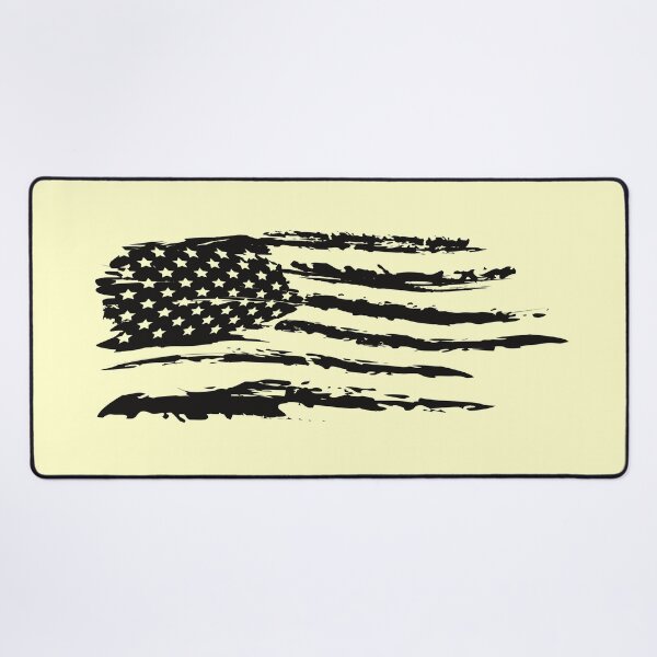 Item preview, Black and White American Flag designed and sold by Dimensionality.