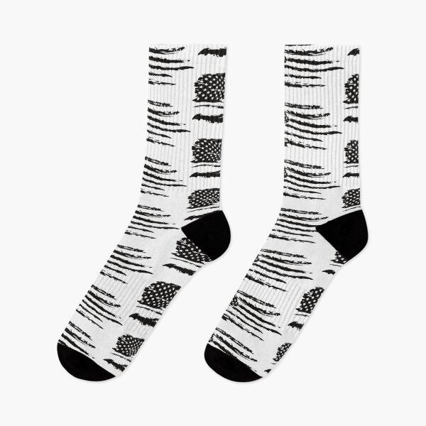 Item preview, Black and White American Flag designed and sold by Dimensionality.