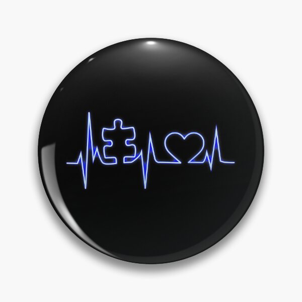 Item preview, ECG Puzzle Heart Awareness Design designed and sold by GiaoCalonas.