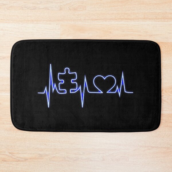 Item preview, ECG Puzzle Heart Awareness Design designed and sold by GiaoCalonas.