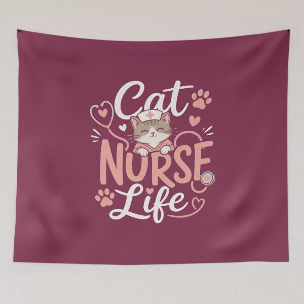 Item preview, Cat Nurse Life | Cute Nurse Cat T-Shirt | Funny RN Cat Lover Gift designed and sold by 1PRINTORA1.