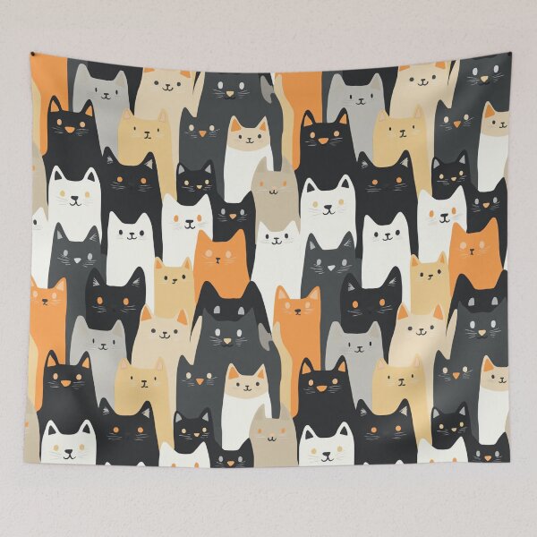 Item preview, Cute Cat Cacophony designed and sold by calypso-designs.