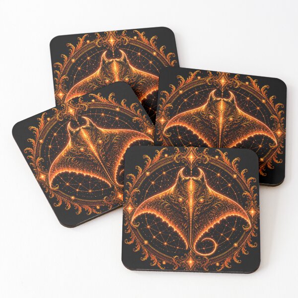 Item preview, Amber Manta Ray designed and sold by RimoraArt.