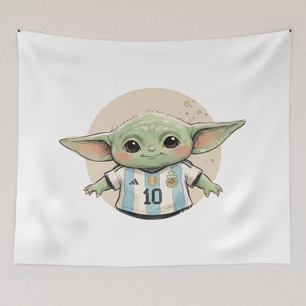 Item preview, BABY YODA ARGENTINA WORLD CUP designed and sold by LIS AND MELIVERSO.