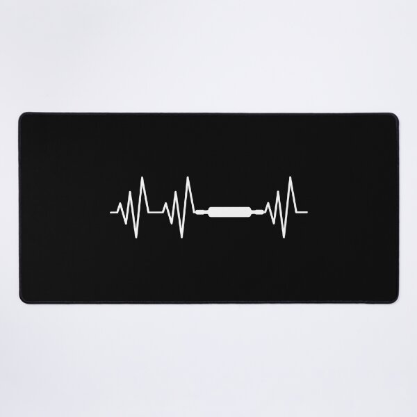 Item preview, Heartbeat Rolling Pin Baking Passion White Graphic designed and sold by GiaoCalonas.