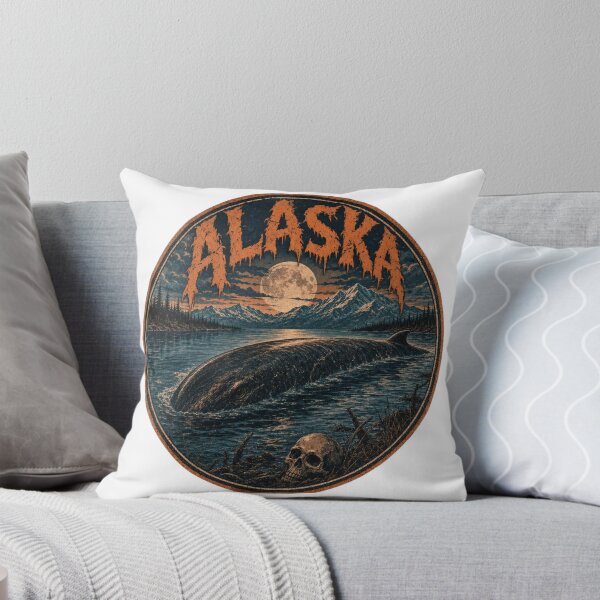 Item preview, Alaska Iliamna Lake Monster Cryptid Vintage Halloween Badge designed and sold by CKaracaCrafted.