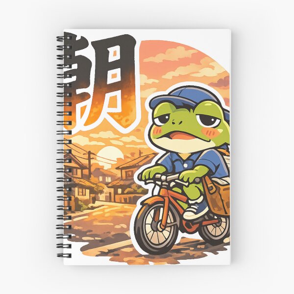 Item preview, Morning Frog Newspaper Delivery | Cute Japanese Nostalgia Kawaii Sticker designed and sold by kawaii animal store (in Japan).