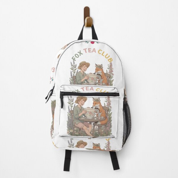 Item preview, Fox Tea Club - Cozy Woodland Tea Party Illustration designed and sold by Whimsy Trail Co.