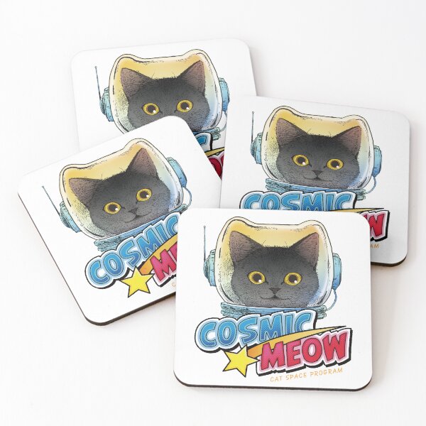 Item preview, COSMIC MEOW #03: Cat Space Program - Black Cat designed and sold by Neco Utyuu!.