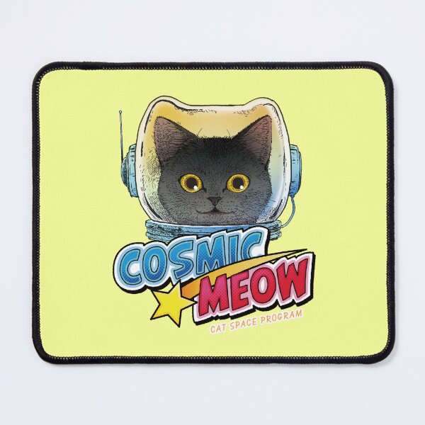Item preview, COSMIC MEOW #03: Cat Space Program - Black Cat designed and sold by Neco Utyuu!.