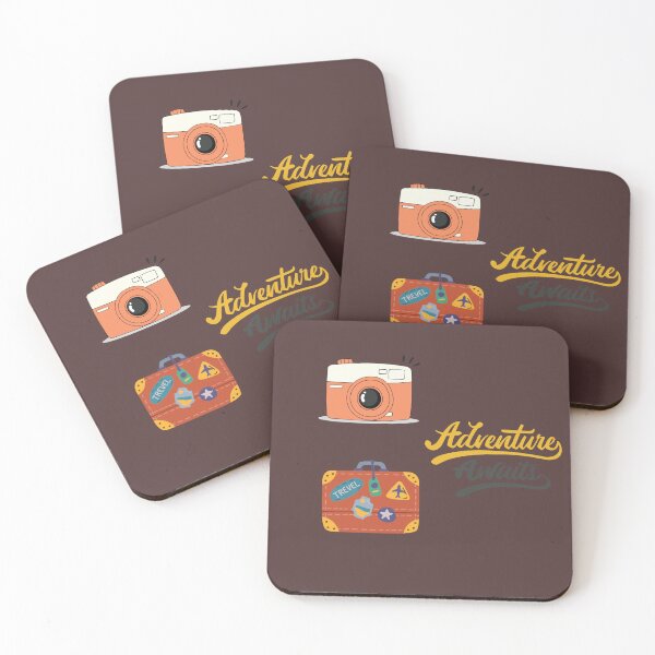 Item preview, Cute Retro Travel Adventure Aesthetic Sticker Pack designed and sold by WISDOMCHARLES.