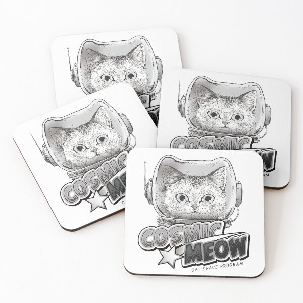 Item preview, COSMIC MEOW #03: Cat Space Program designed and sold by Neco Utyuu!.