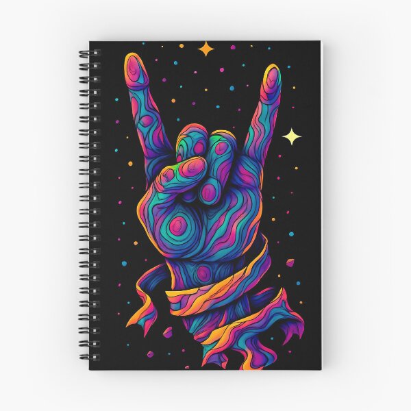 Item preview, Psychedelic Rock On – Trippy Devil Horns designed and sold by theThreadzone.