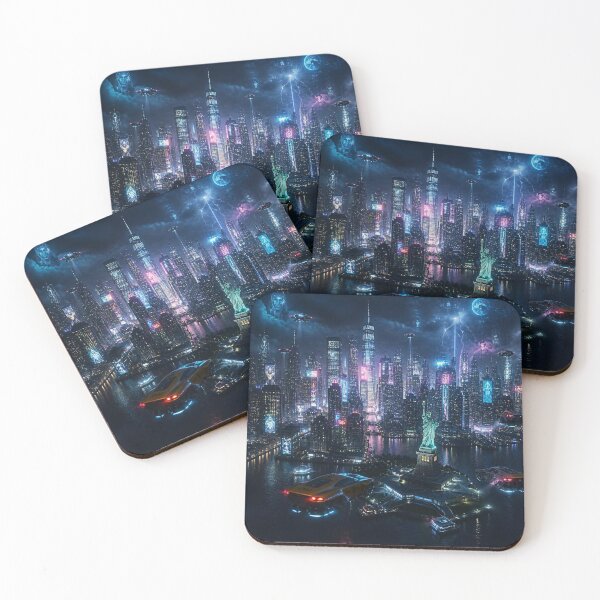 Item preview,  New York 2150 | Cyberpunk Manhattan | Neon Skyline designed and sold by NSAstore.