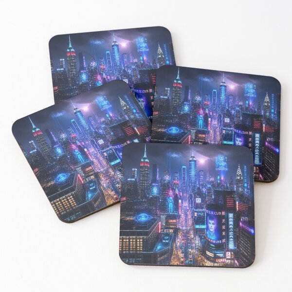 Item preview, New York 2150 | Cyberpunk Manhattan | Neon Skyline designed and sold by NSAstore.